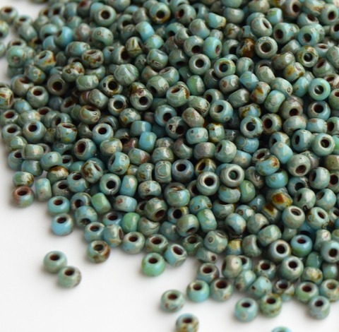 RR-4514 Opaque picasso turquoise blue