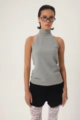 Топ из плотного трикотажа, серый