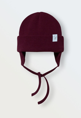 Шапочка из рибаны (бордо)