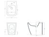 ArtCeram ASB005 01 00 ArtCeram A16 Биде напольное 36х52 см, 1 отверстие, цвет белый/покрытие Saniglaze