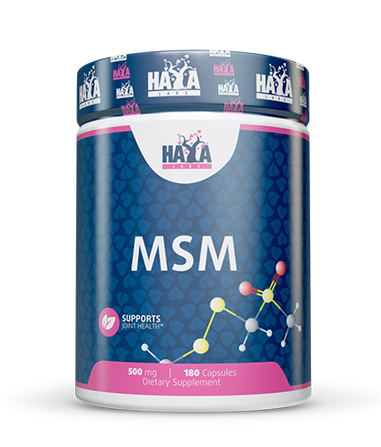 МСМ 500 мг, MSM 500 mg, Haya Labs, 180 капсул