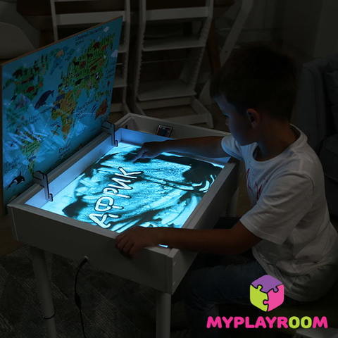 Световая песочница MYPLAYROOM™ с открытым пеналом/короткая 7