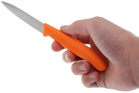 Набор ножей кухонных Victorinox Swiss Classic (6.7606.L119B) компл.:2шт оранжевый блистер