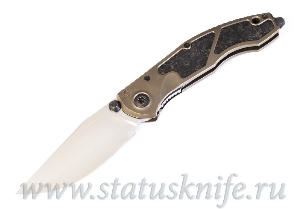 Нож CKF Sokosha (A.Marfione, А.Малышев, М390, титан, карбон, циркути, цирконий)