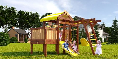 Деревянный игровой комплекс для малышей Baby-2 (play)