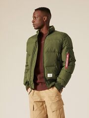 Куртка Alpha Industries MA-1 Quilted Dark Green (Зеленая)