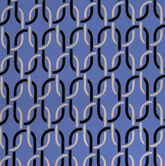 Атлас Армани стрейч принт, 90 гр/м2, 145 см, джинсовый