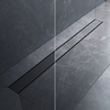 Am.Pm W02SC-U11-090-04BM PrimeFlow Трап для душа линейный универс затвор Tile 90см цвет черн мат
