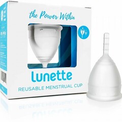 Менструальная чаша Lunette размер 1, прозрачная