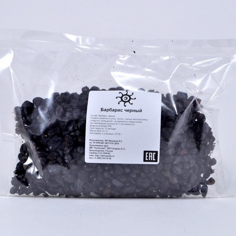 Барбарис черный плоды сушеные, 100г