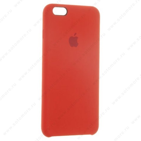 Накладка Silicone Case для Apple iPhone 6s Plus/ 6 Plus красный