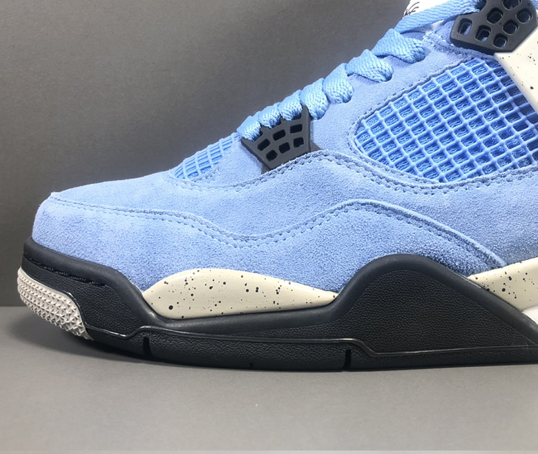 blue air jordans 4