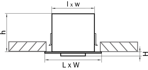 Встраиваемый светильник Cardano Lightstar 214110