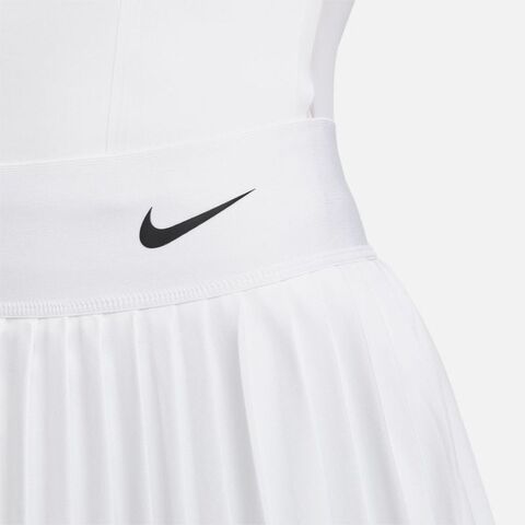 Теннисная юбка женская  Nike Court Dri-Fit Advantage Pleated Tennis Skirt - white/black