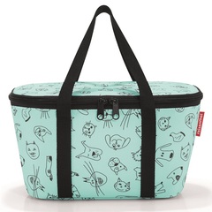 Термосумка детская coolerbag xs cats and dogs mint