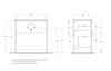 BelBagno KRAFT-1000-2C-PIA-BO KRAFT База под раковину напольная с фрезерованными ручками по всей длине фасада, двумя выкатными ящиками,Bianco Opaco,1000x460x840