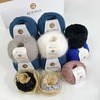 бирюзовый (Orion 71155 - 6, Spiky 518 - 1, Cashmere Sequins 03 - 1, ЫSpiky 600 - 1, Kavran Silk 03 - 1, ,бархат черный - 40гр, Lustrosa Silver - 1, Lustrosa Black - 1)