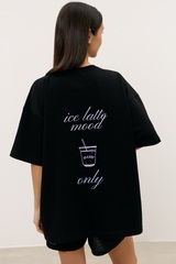 Футболка холодный кофе