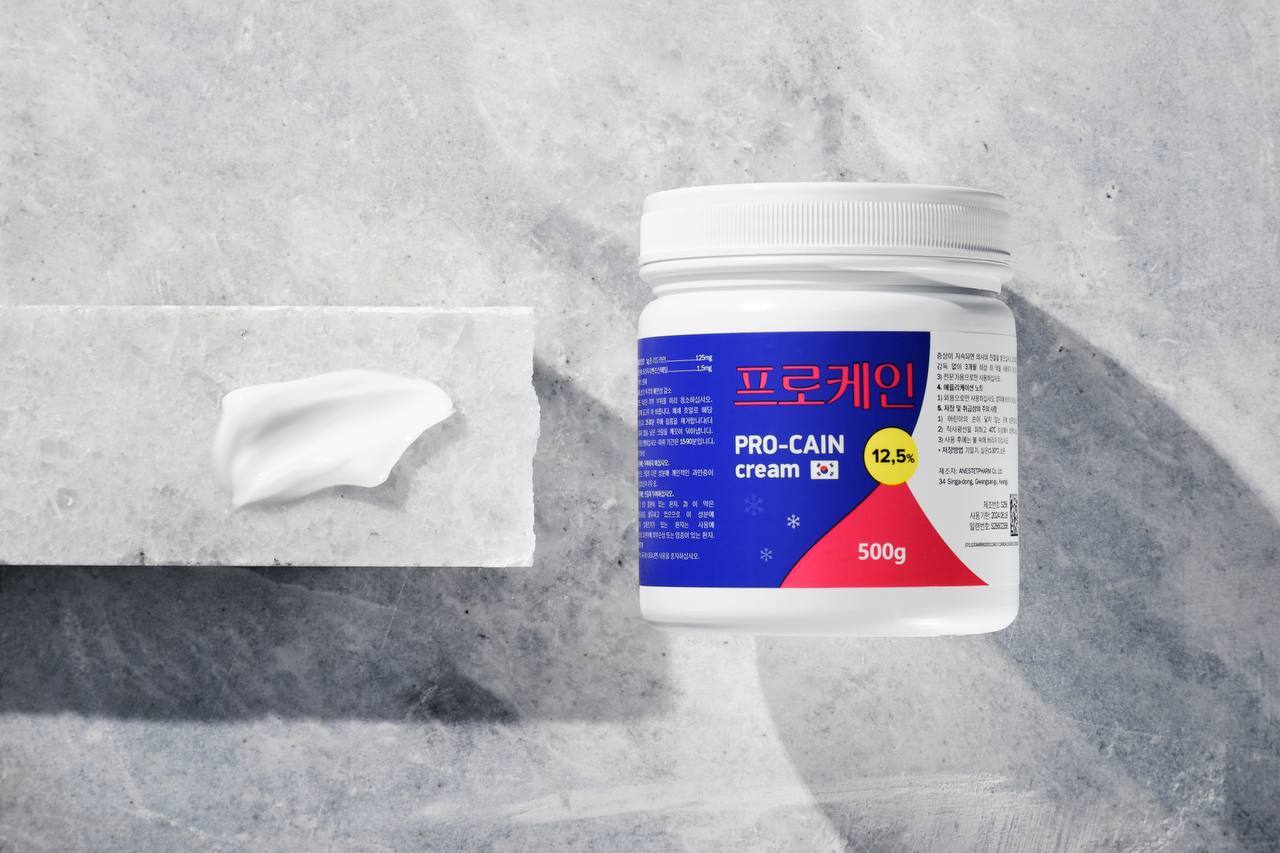 Pro-Cain охлаждающий анестезирующий крем, 500 гр.