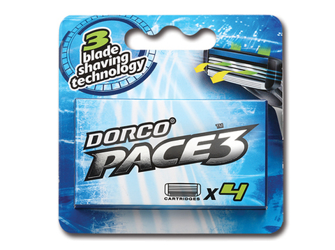 DORCO PACE3 4’S сменные кассеты с 3лезвиями