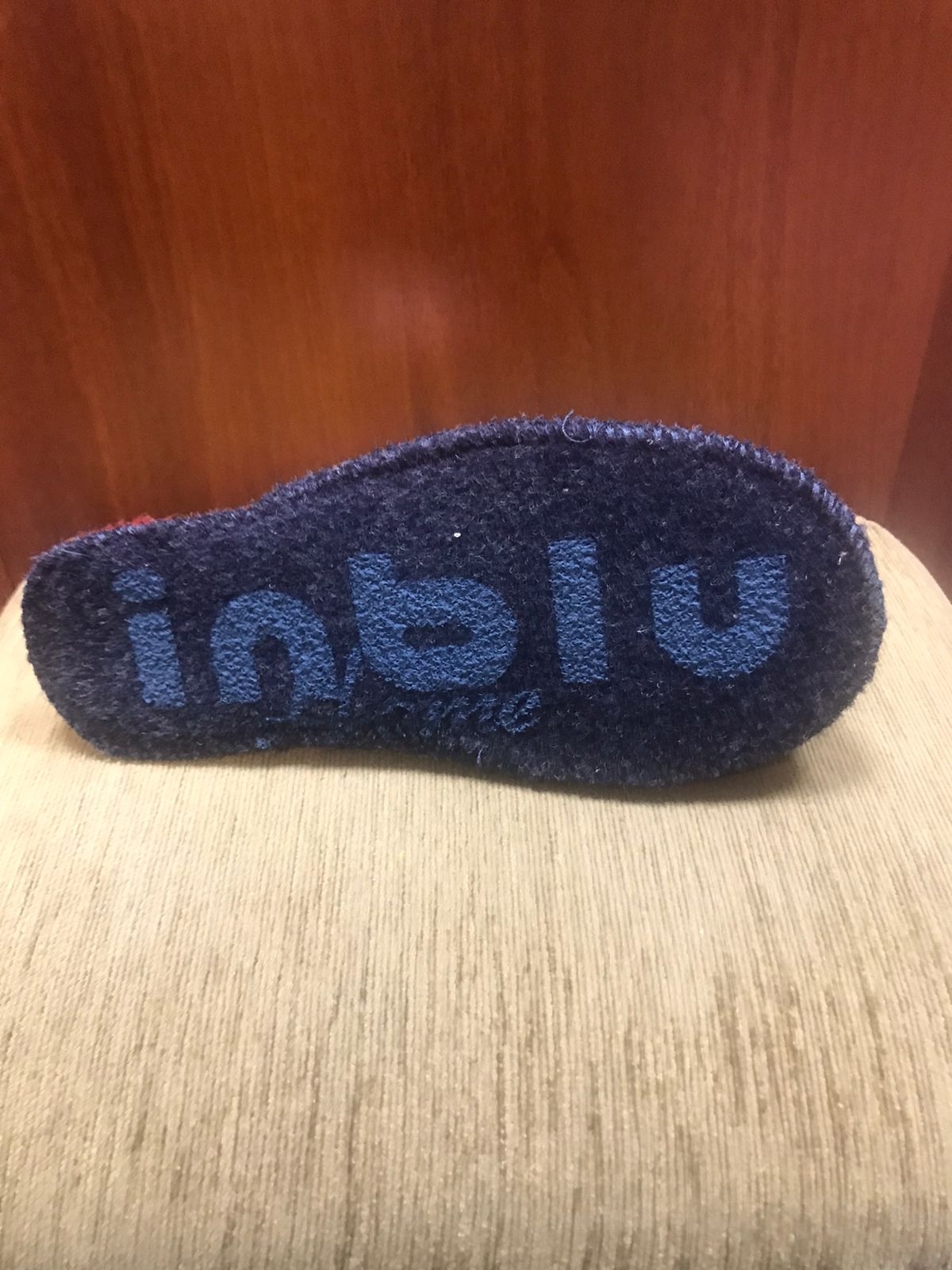 Тапочки женские INBLU (арт.EF-1F синий) войлочные