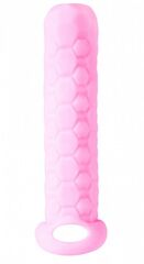 Розовый фаллоудлинитель Homme Long - 13,5 см. - 