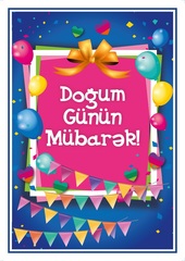 Açıqca\Открытки\Gift - Doğum günün mübar