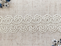Кружево плетеное, ш. 5 см, айвори
