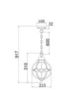 Подвесной светильник Outdoor Via O024PL-01G
