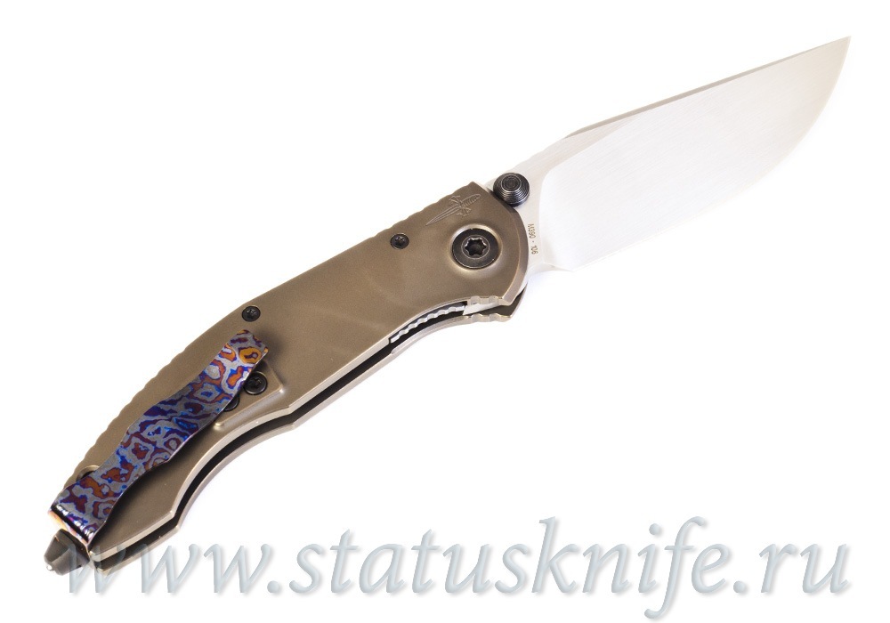Нож CKF Sokosha (A.Marfione, А.Малышев, М390, титан, карбон, циркути, цирконий)