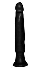 Чёрный анальный фаллоимитатор без мошонки - 14 см. - 