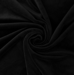 Велюр стрейч матовый, 310 гр/м2, ш. 160 см, чёрный