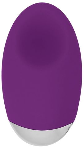 Фиолетовый клиторальный вибростимулятор Ynez - 11,5 см.