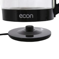 Чайник электрический Econ, ECO-1845KE, 1.8 л, 1500 Вт, ск нагр элем, стекло