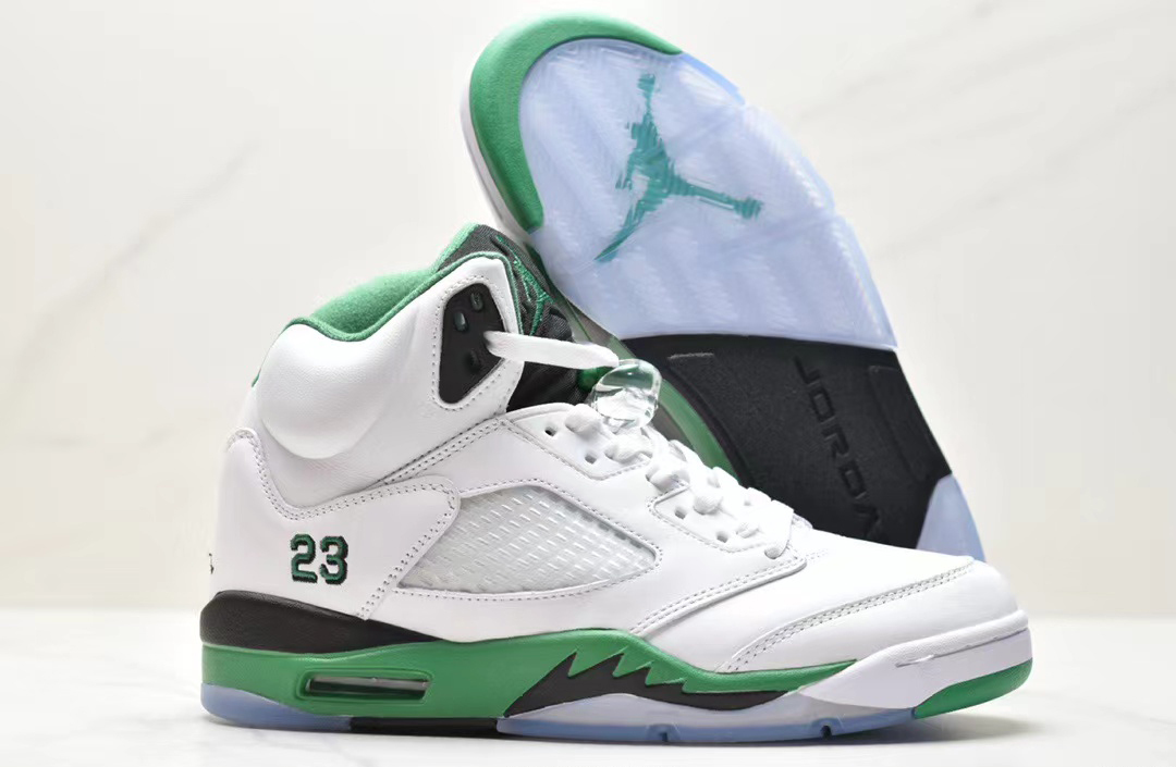 Retro 5 green cheap