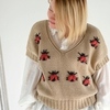 Набор материалов к МК Божья коровка в технике Puff Color Knitting