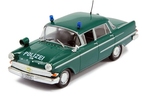 Opel Kapitan 1960 Polizei Germany 1:43 DeAgostini World's Police Car #6