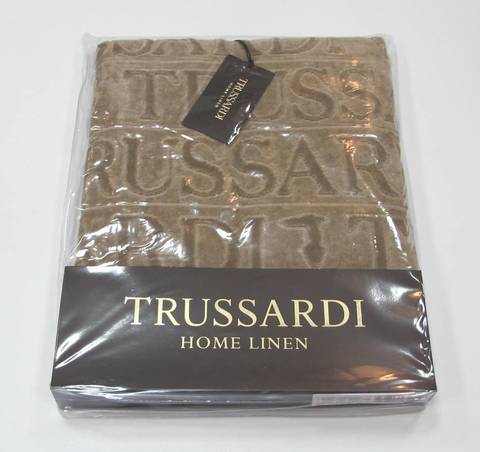 Полотенце 95x150 Trussardi Overlogo 002 Sand бежевое