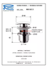 REMER 905SCC2114DO Донный клапан click-clack короткий с переливом 1 1/4"