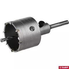 ЗУБР 73 мм, SDS - Plus, 9Т, коронка по бетону с оснасткой (29211-73)