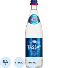 Вода минеральная TASSAY газированная стекло 0,5л
