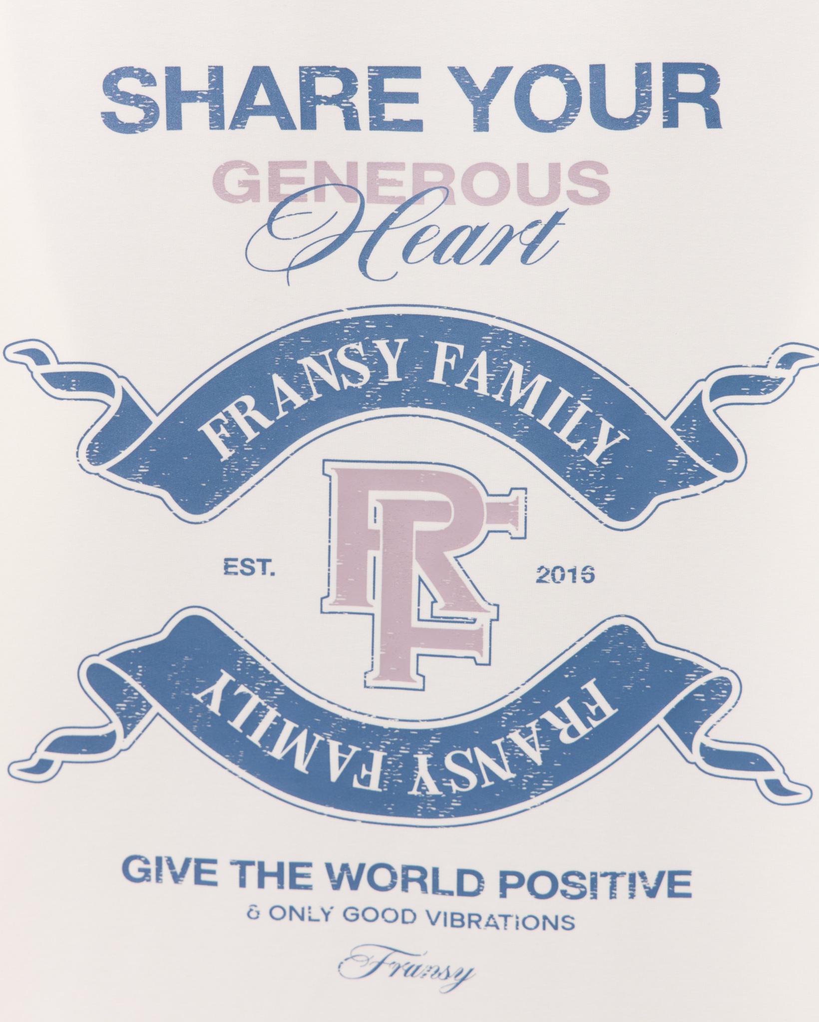 Лонгслив FRANSY FAMILY, синий