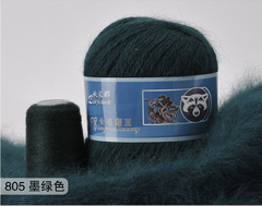 Пряжа "Норка" длинноворсовая, Пух норки-90 % Полиамид-10%