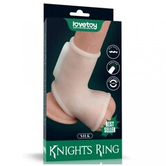 Насадка на пенис с вибрацией Silk Knights Ring (12*2,8)