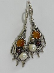 Дана (серьги из серебра)