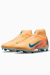 Бутсы Nike Zoom Mercurial Superfly 10 Academy Mbappe FG/MG - оранжевый