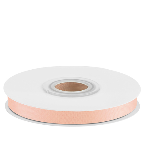 Лента Атласная (0,7см*22,85м) Нежный персик