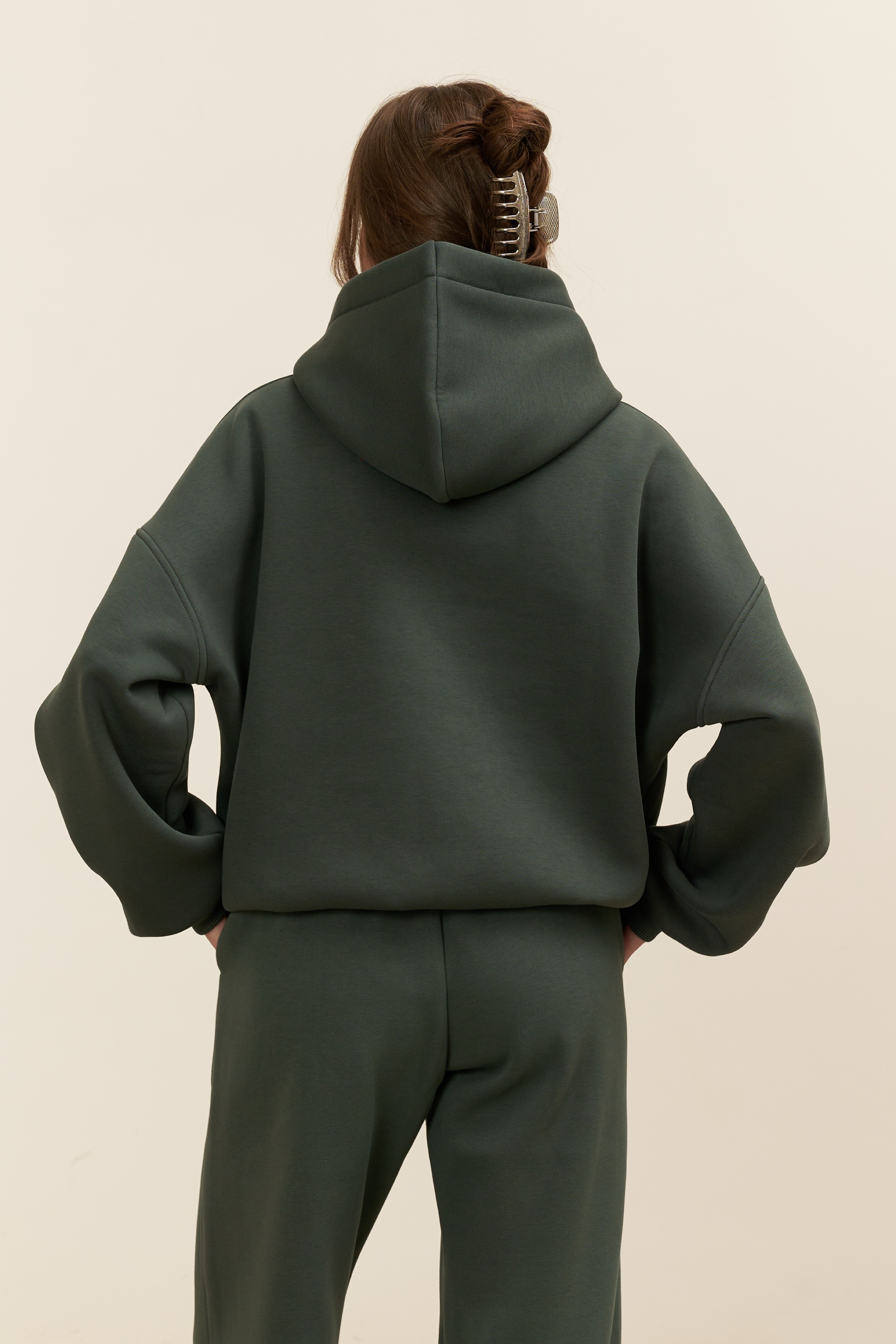 Худи 02 FRANSY COMMUNITY, с начесом, пихта