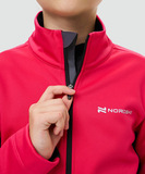 Детская тренировочная куртка Nordski Jr. Advance Pink/Black