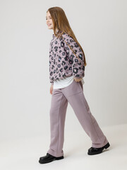 джемпер  для девочки  КР 302869/сиреневый 3304 Н091 к621